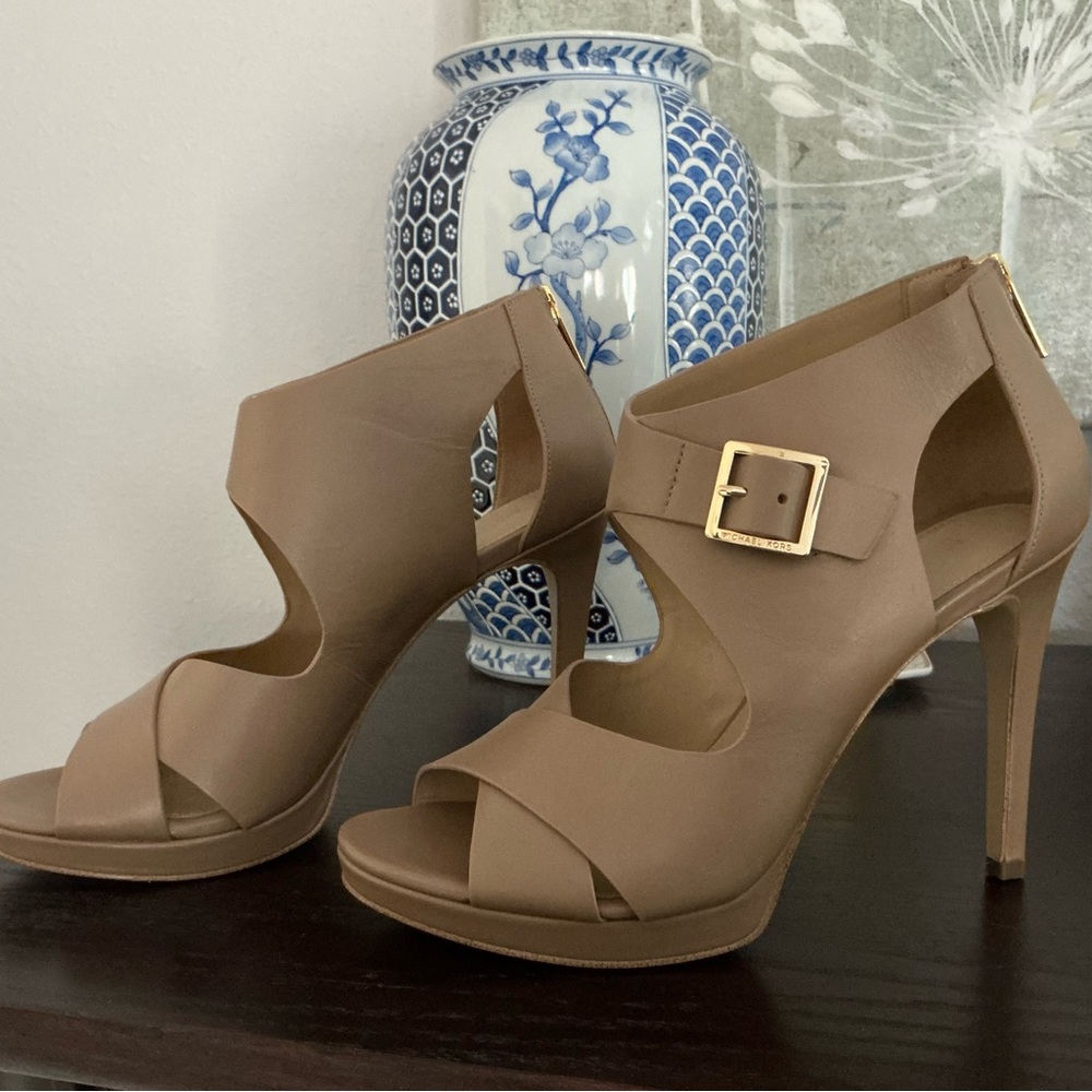 Michael Kors Brown High Heel Sandals